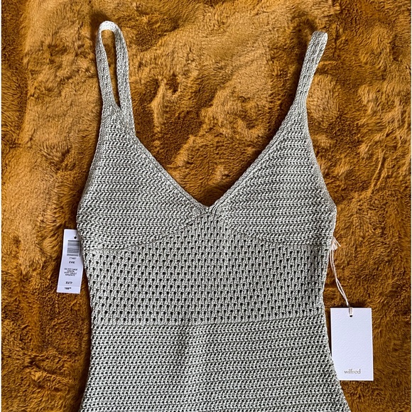 Wilfred Dresses Aritzia Wilfred Crochet Slit Dress Poshmark